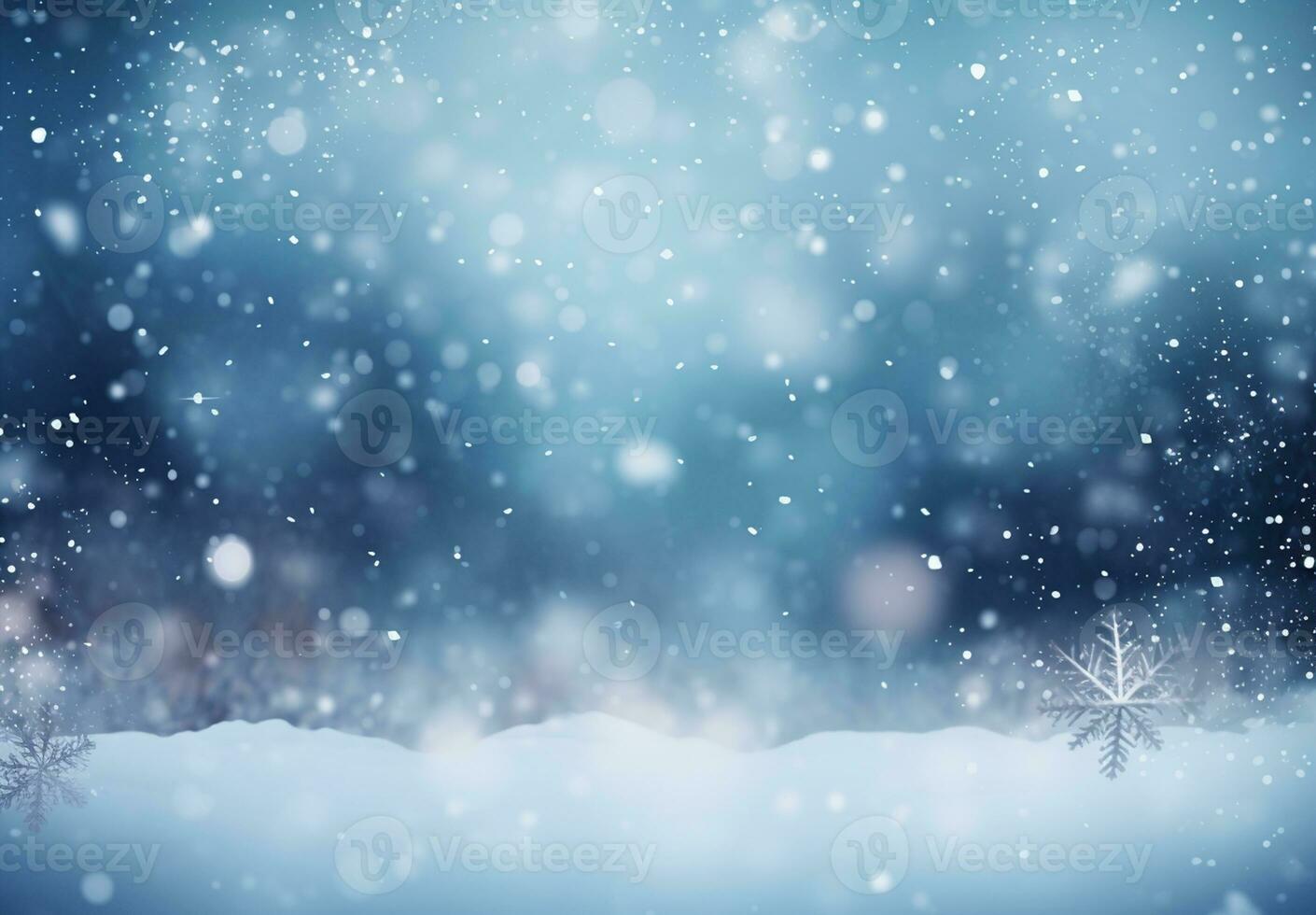 ai généré neige Contexte et arbre hiver avec copie espace scène Contexte photo