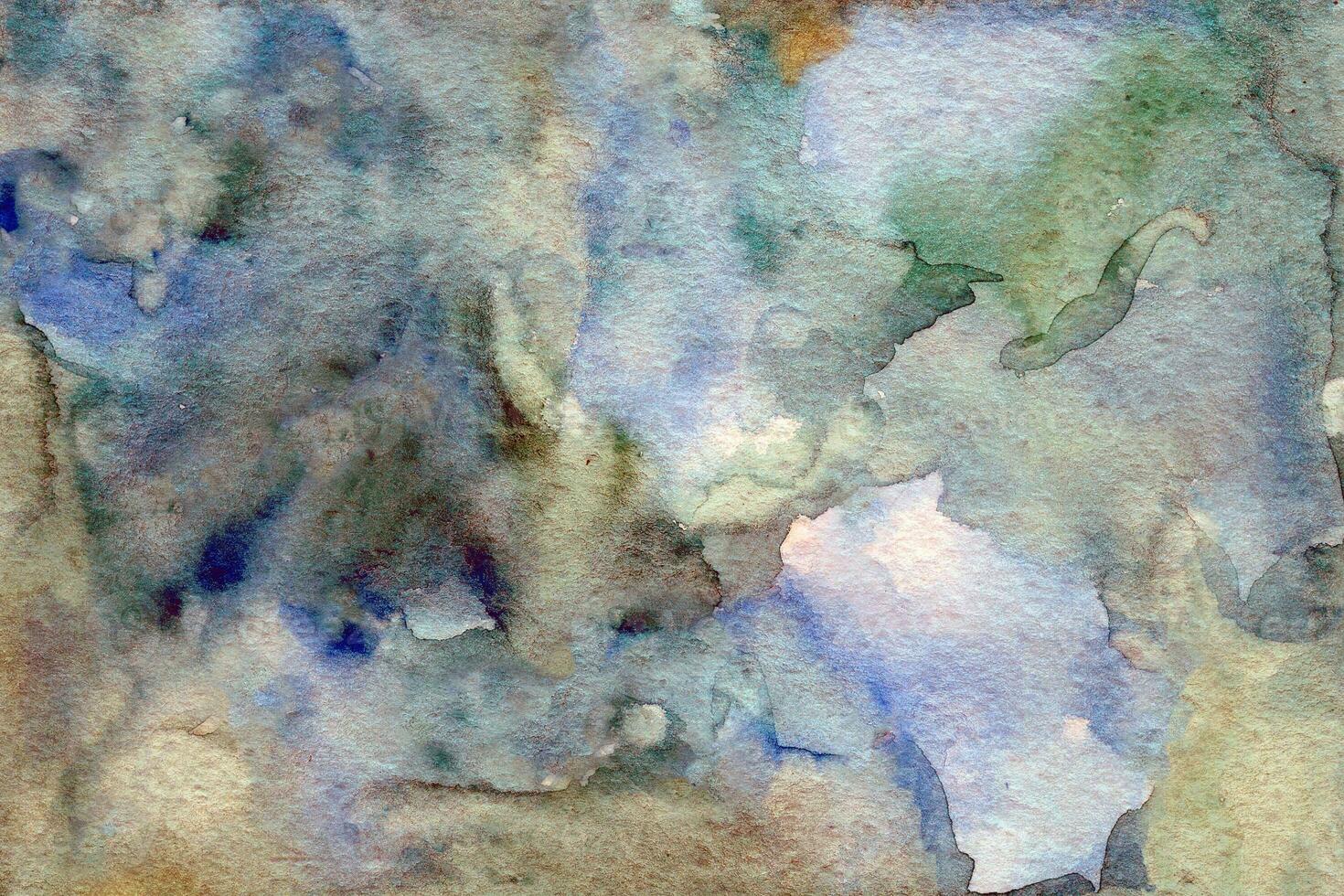 marron bleu aquarelle Contexte texture photo