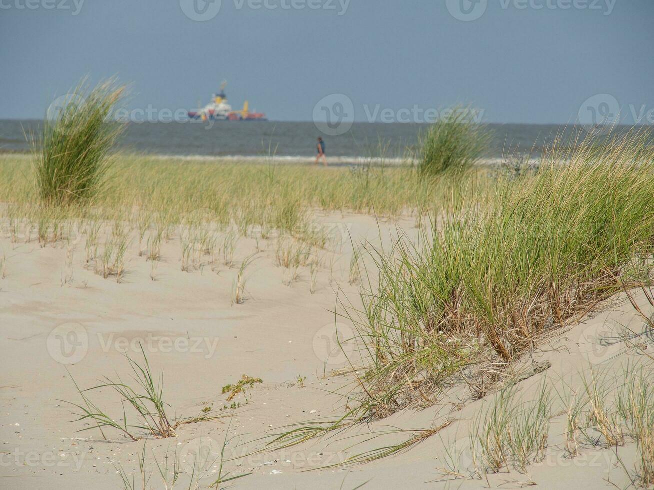 le plage de Spiekeroog photo