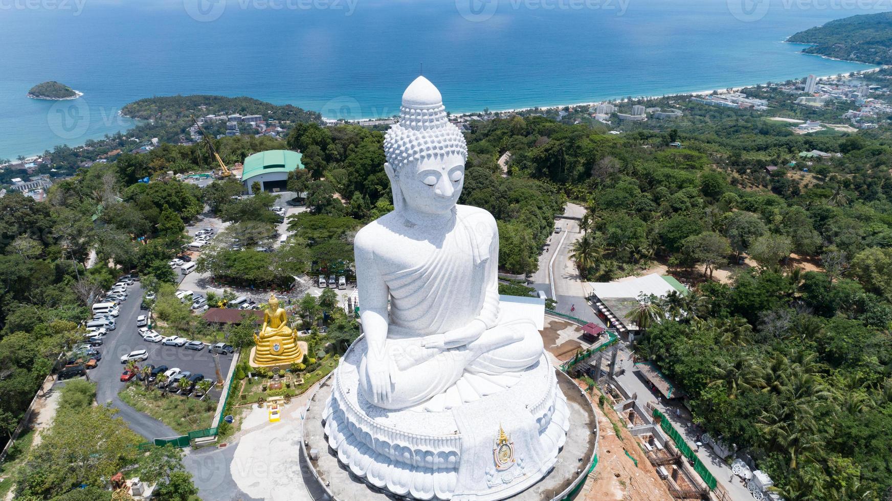 concept de fond de jour de vesak du grand bouddha photo