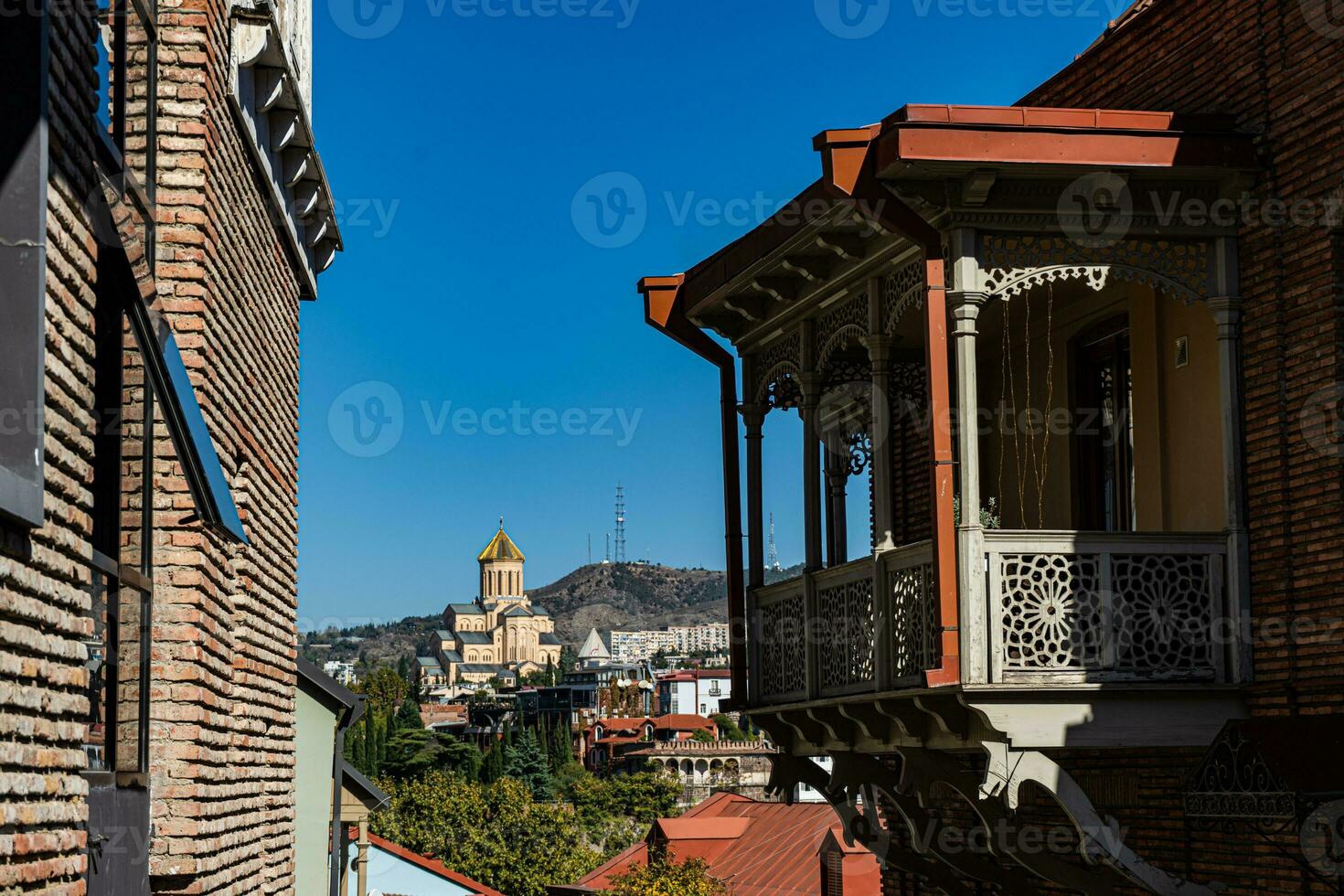 vue de vieux tbilissi architecture photo