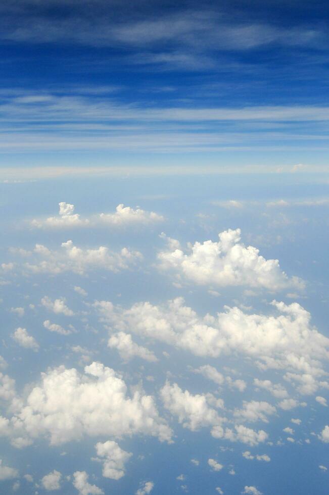 ciel bleu avec des nuages photo