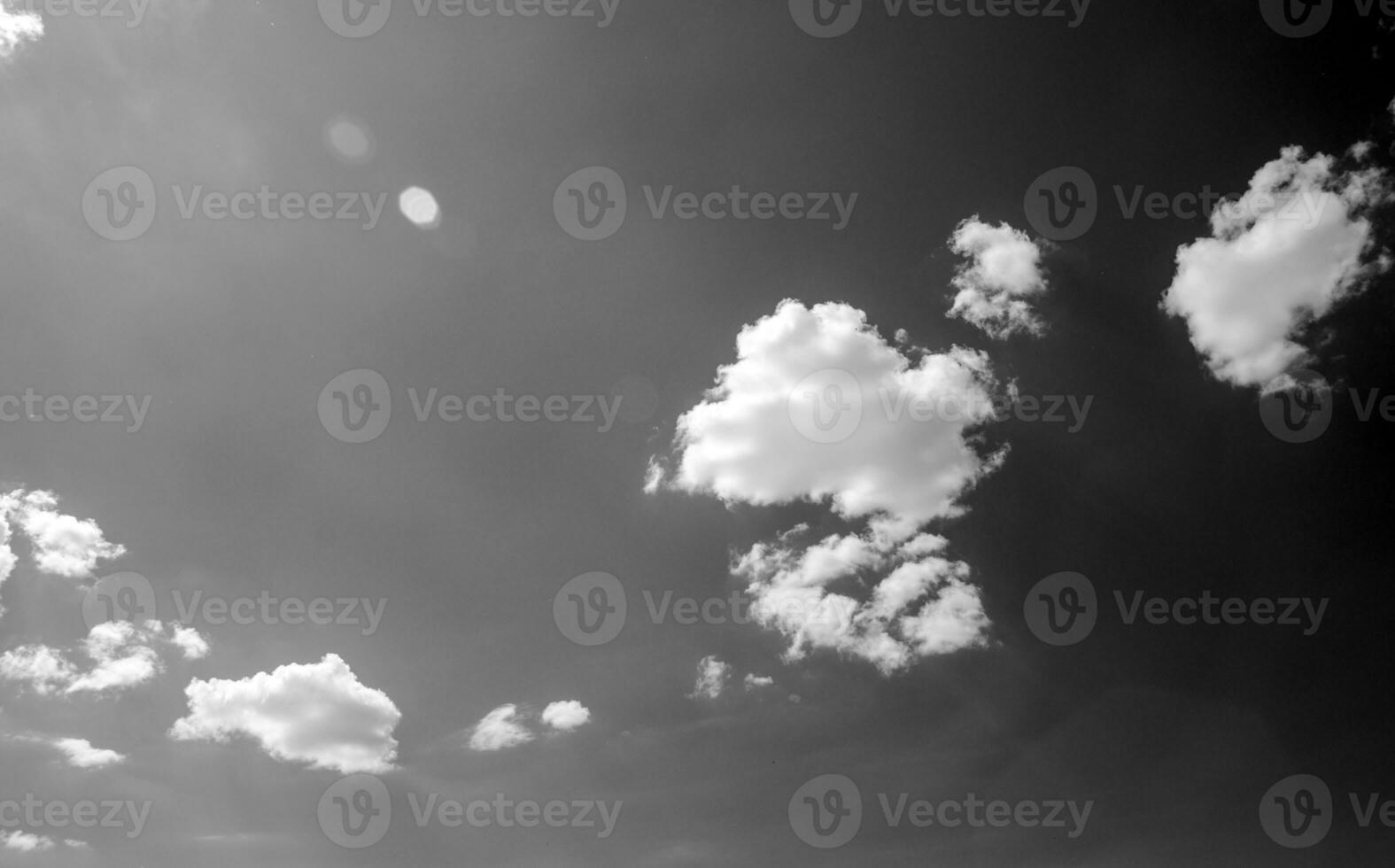 noir et blanc magnifique ciel Contexte photo