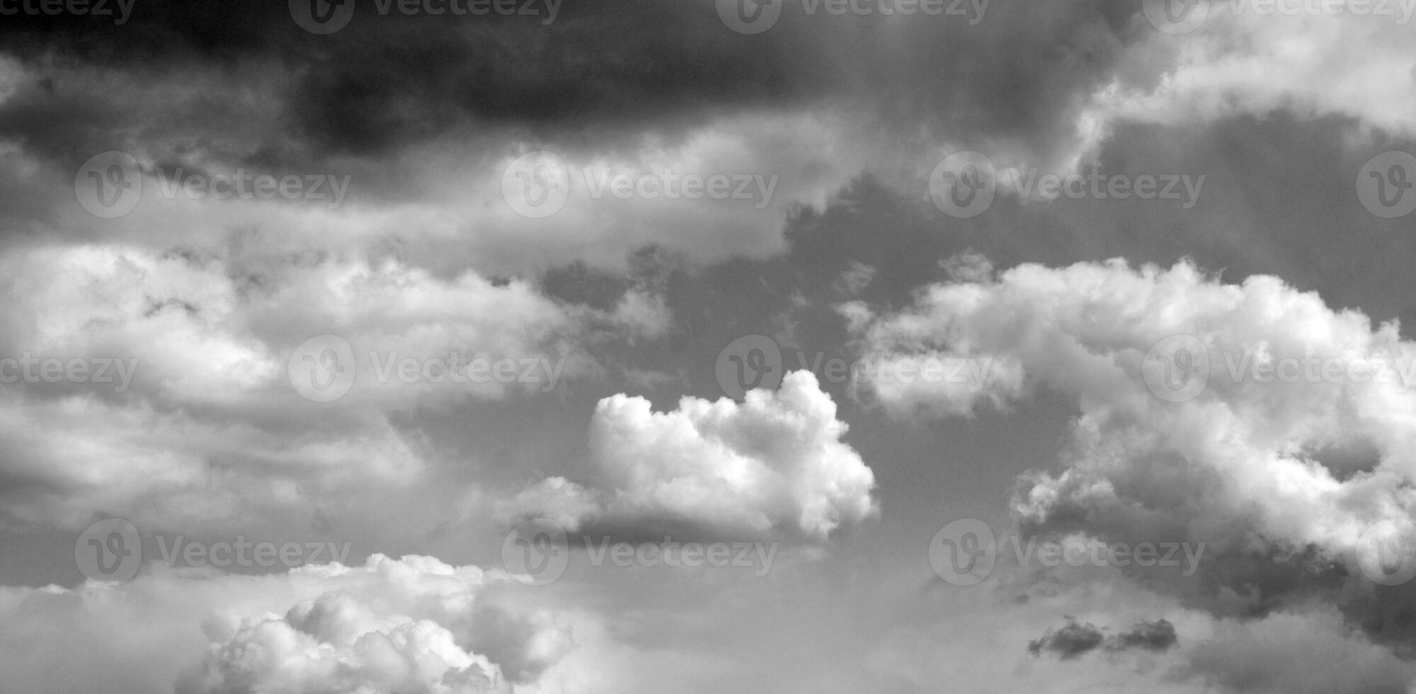 noir et blanc magnifique ciel Contexte photo