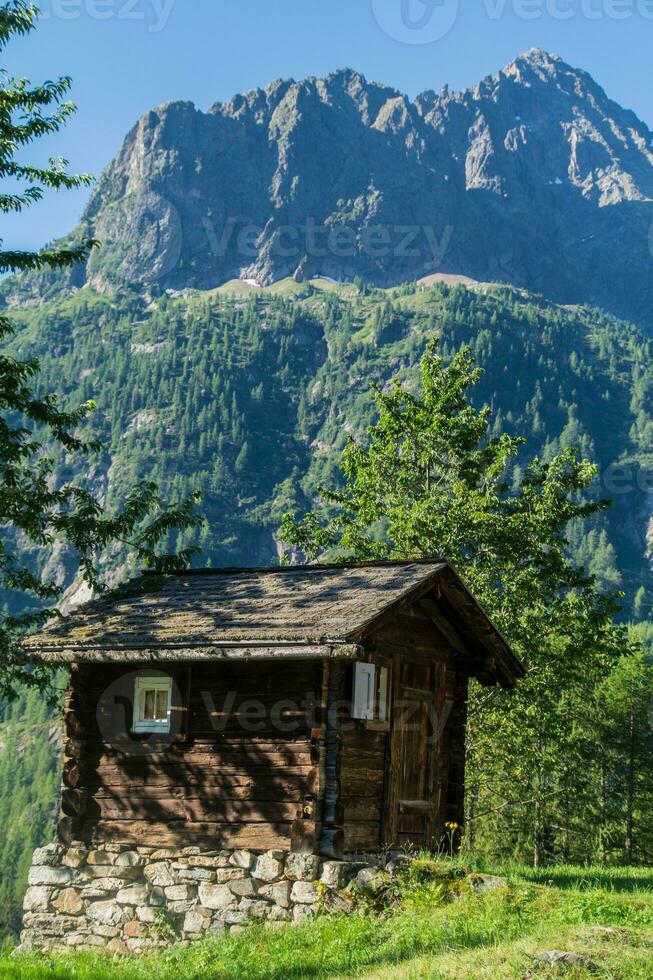 les granges,vallorcine,haute savoie,france photo