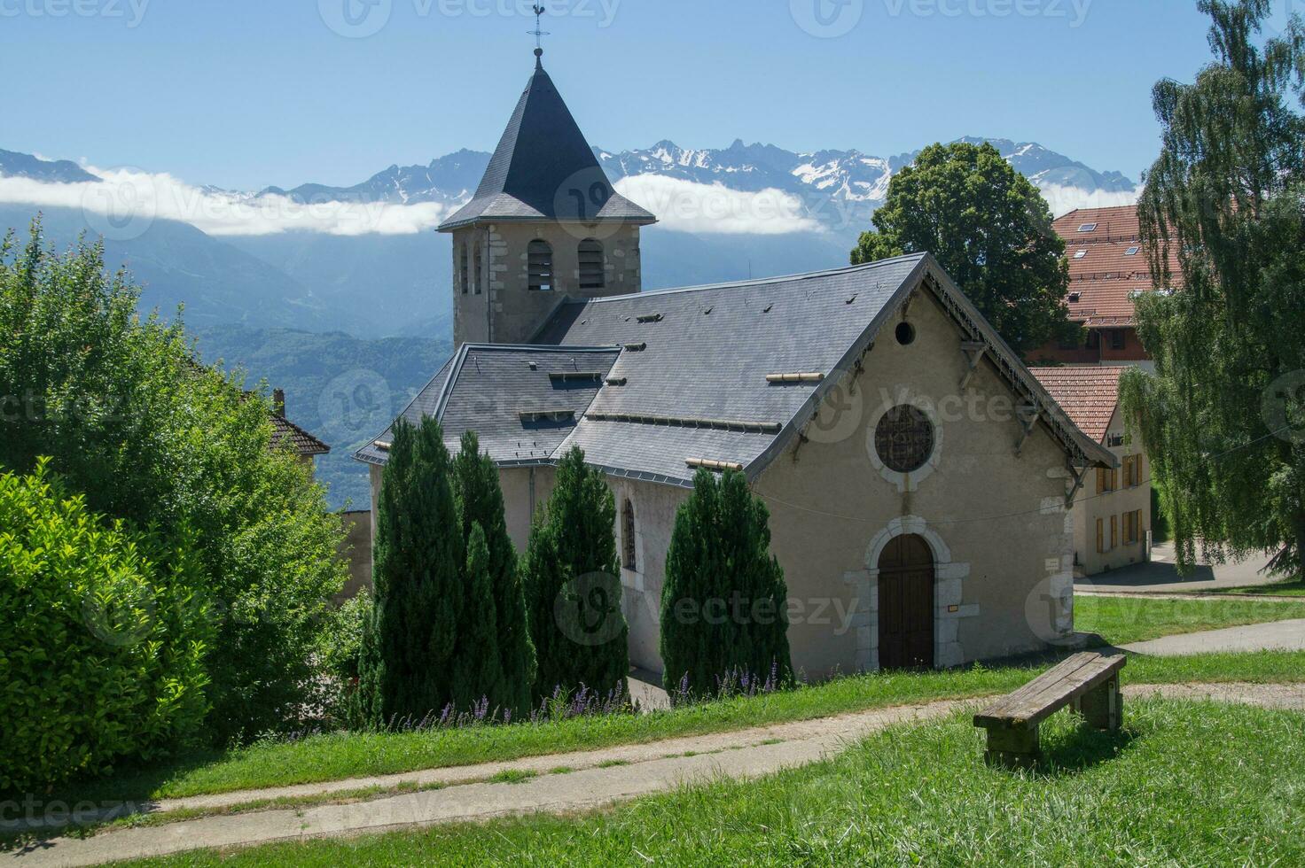 chapelle Saint Michel, Saint hilaire du Touvet, dans Isère, France photo