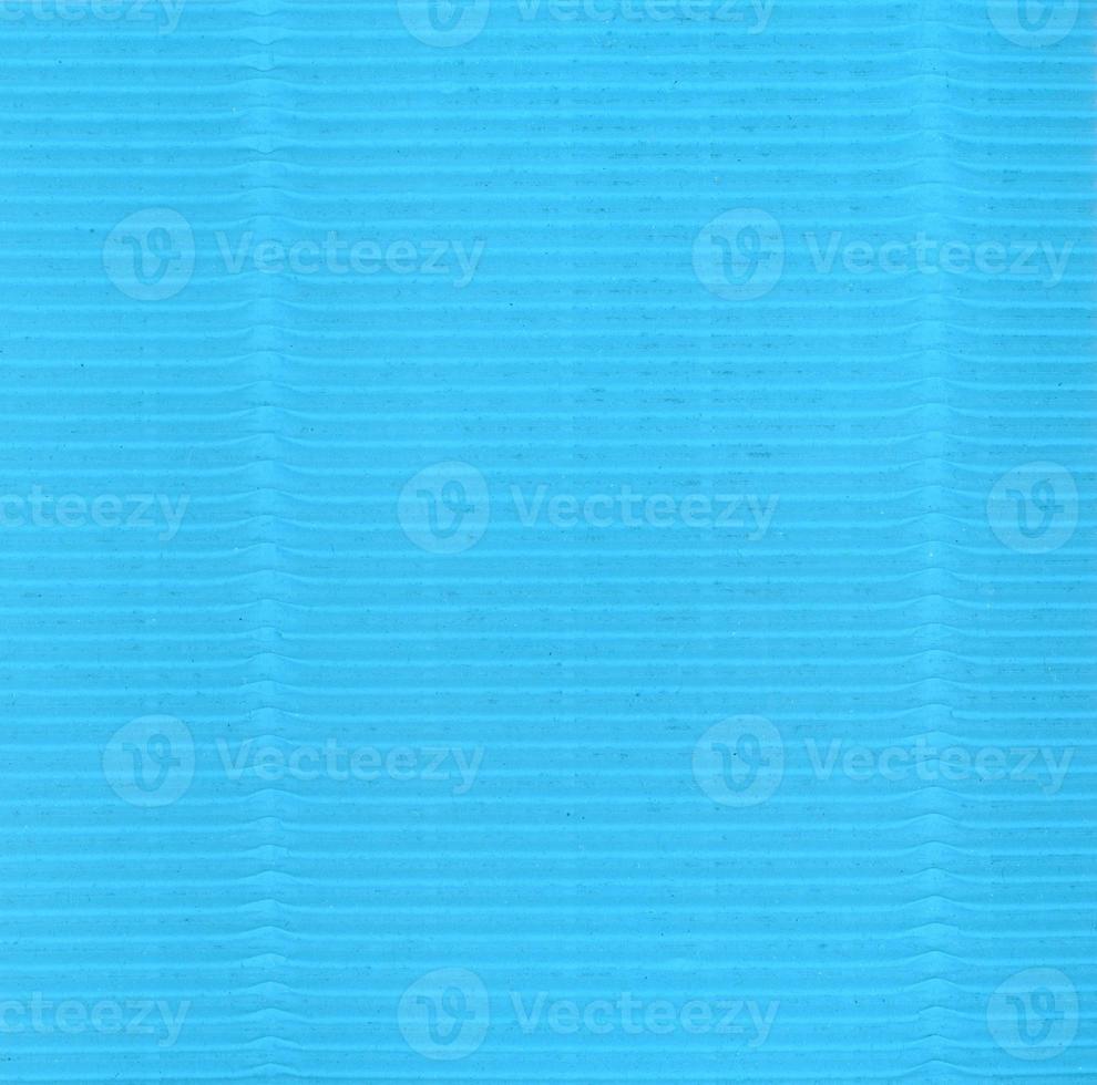 fond de texture en carton ondulé bleu photo