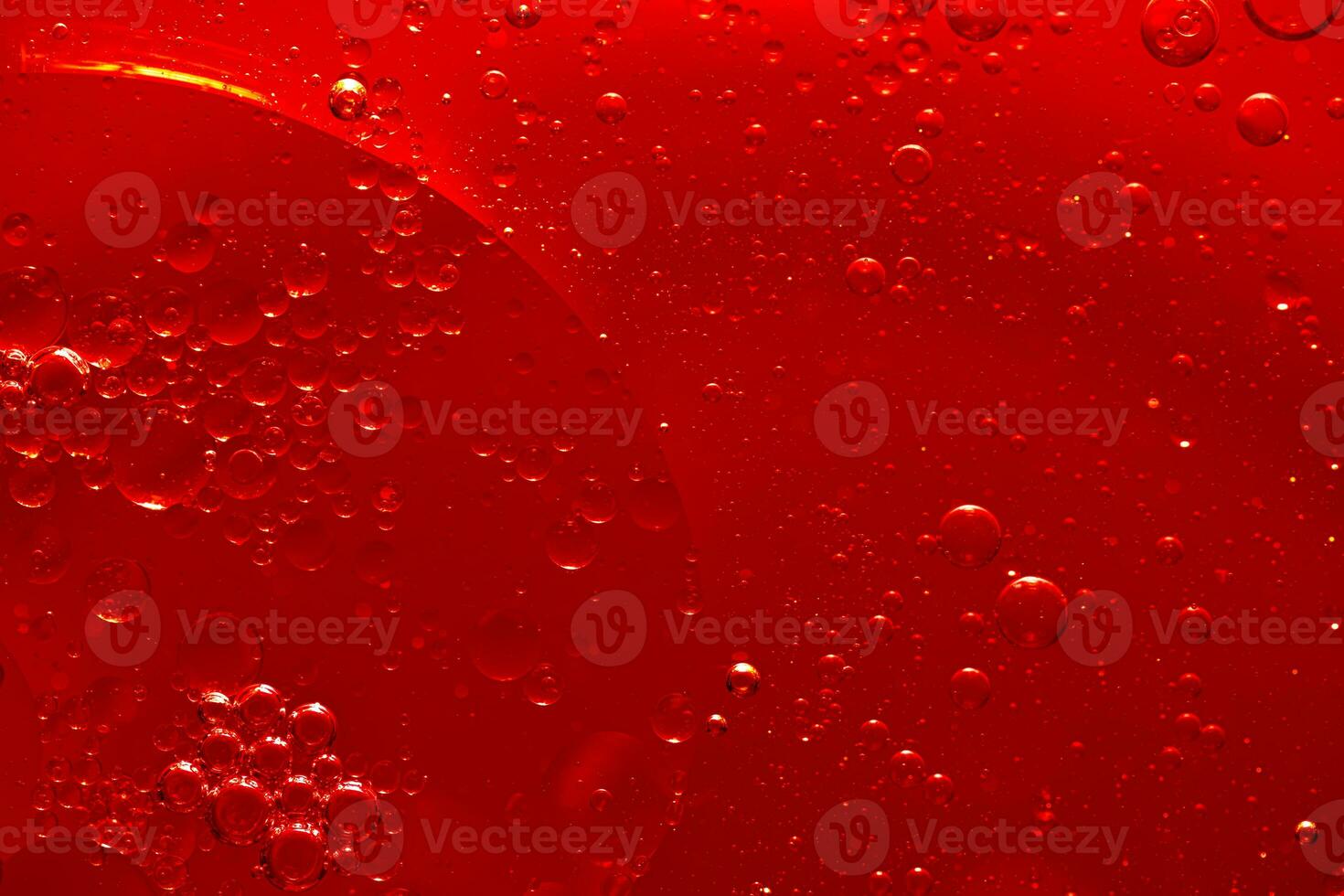 l'eau bulle texture sur rouge Contexte photo