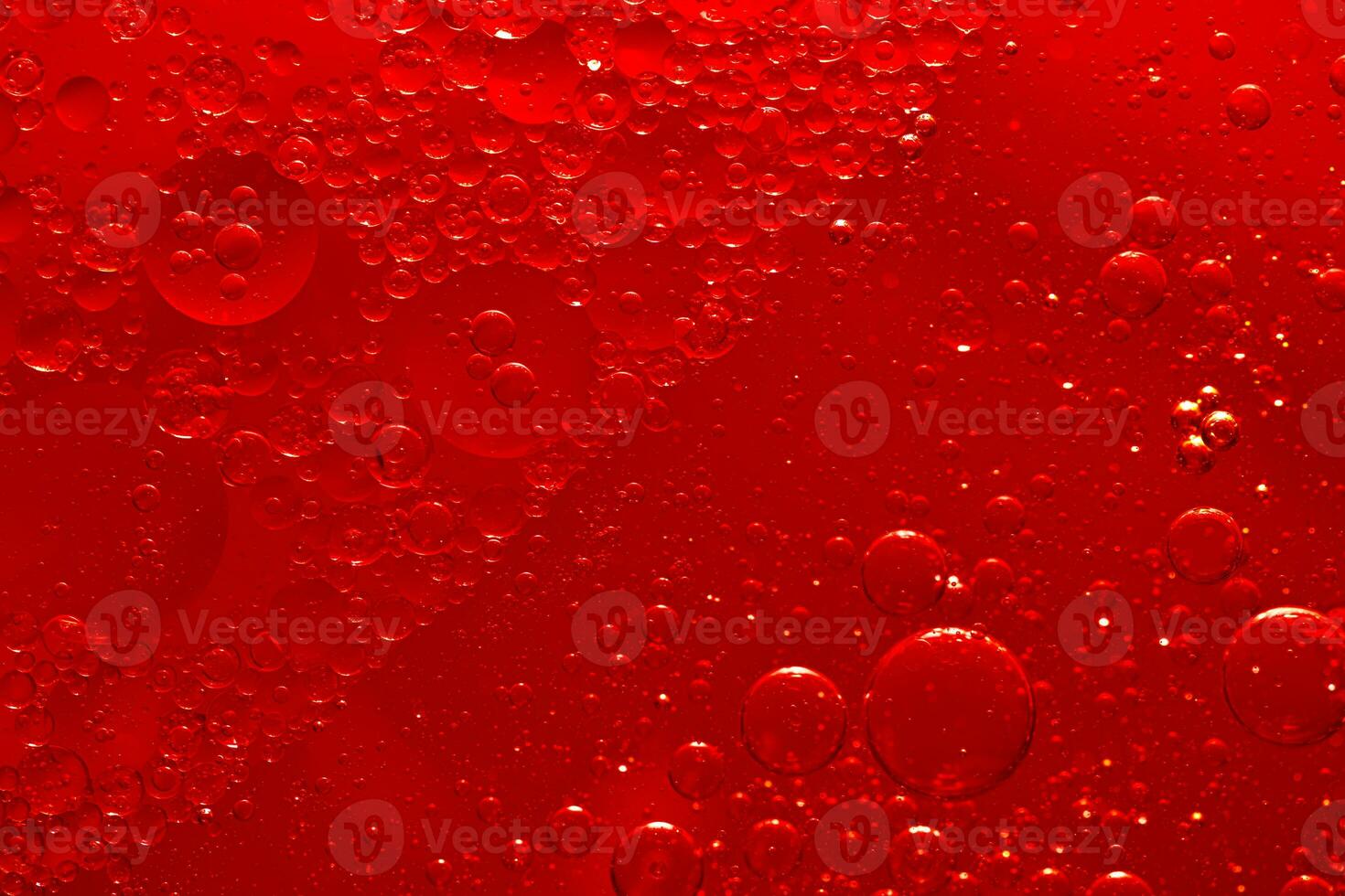 l'eau bulle texture sur rouge Contexte photo