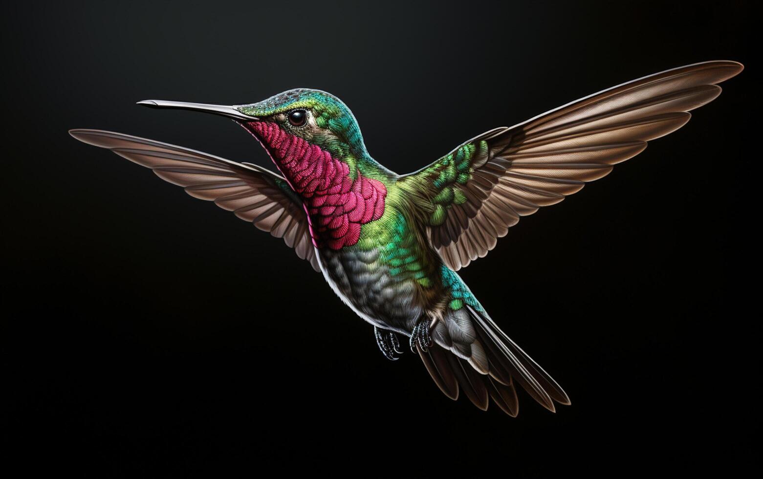 ai génératif colibri Naturel animal illustration la photographie photo