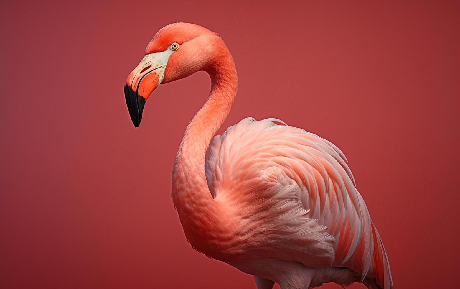 ai génératif américain flamant oiseau la photographie photo