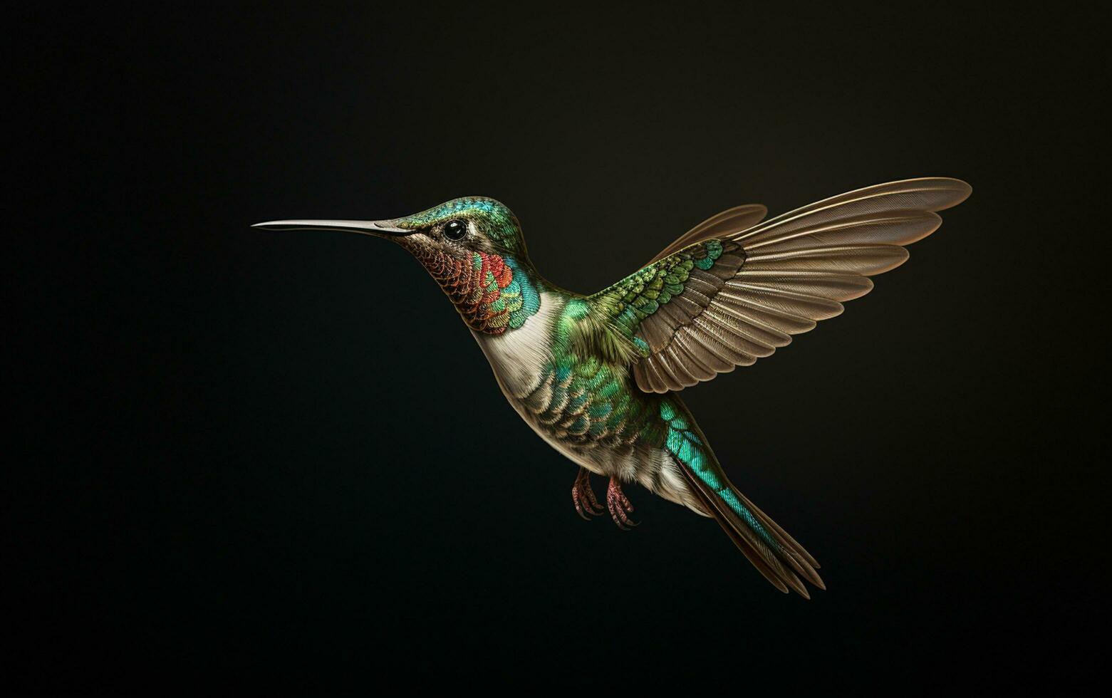 ai génératif colibri Naturel animal illustration la photographie photo