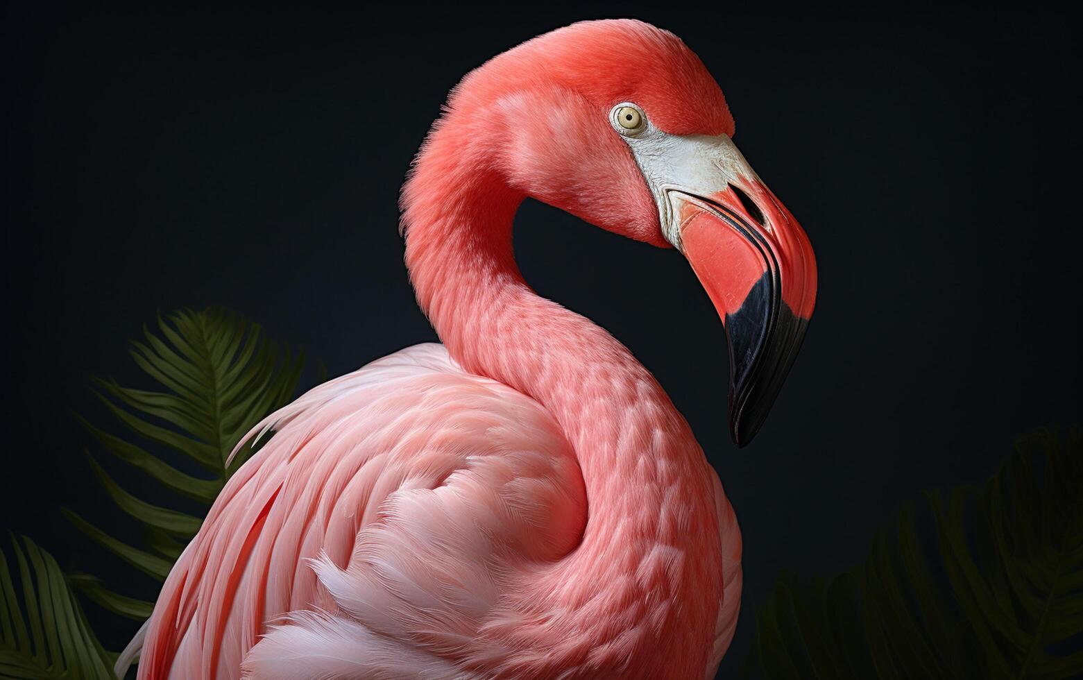 ai génératif américain flamant oiseau la photographie photo