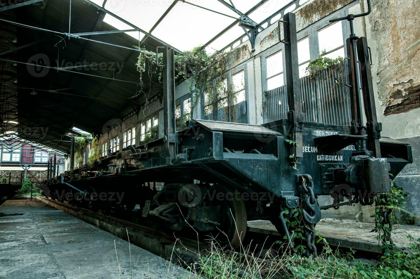 abandonné train dépôt photo