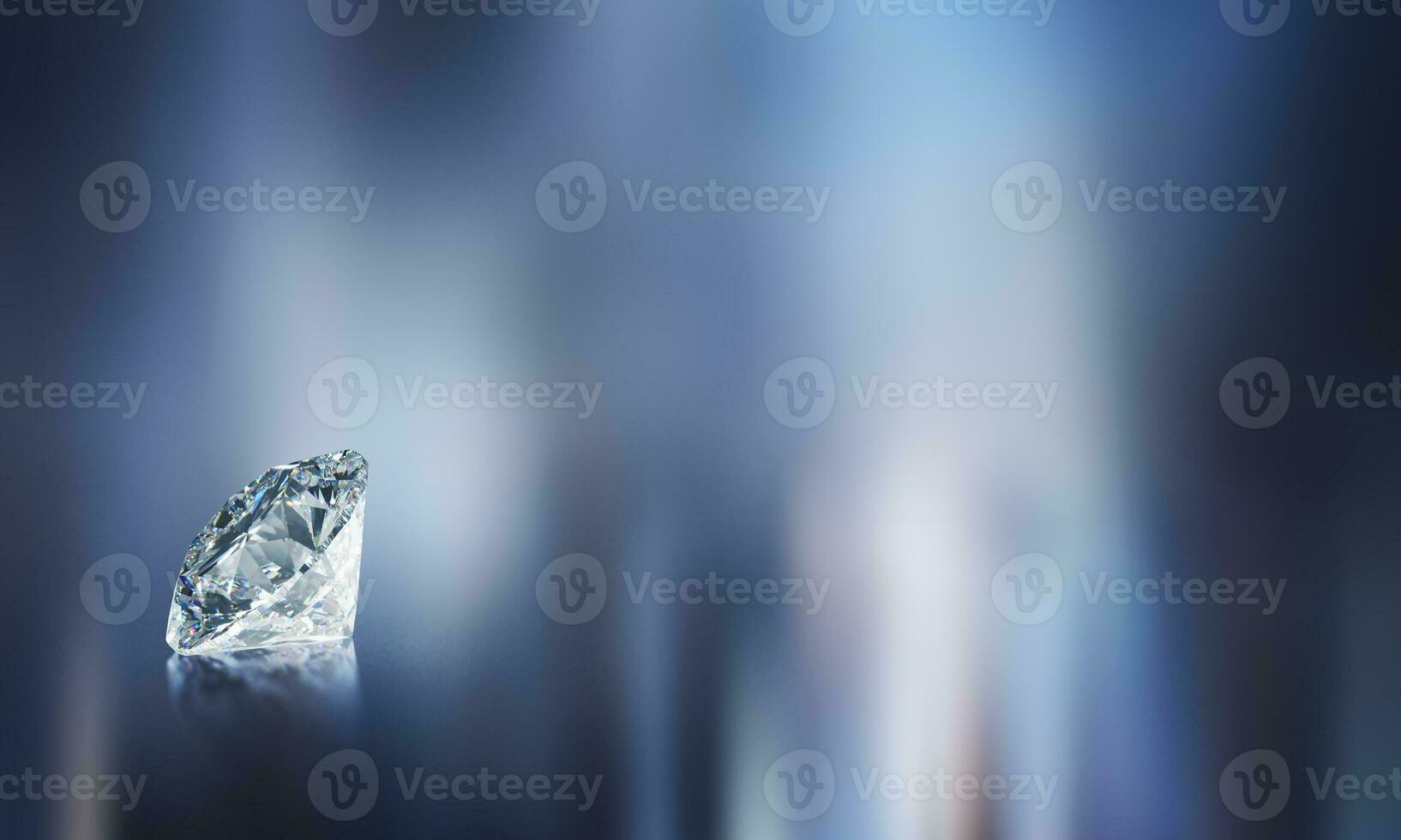 diamant Contexte - luxe magnifique brillant diamant dans brillant Couper sur noir Contexte - cristal Contexte photo