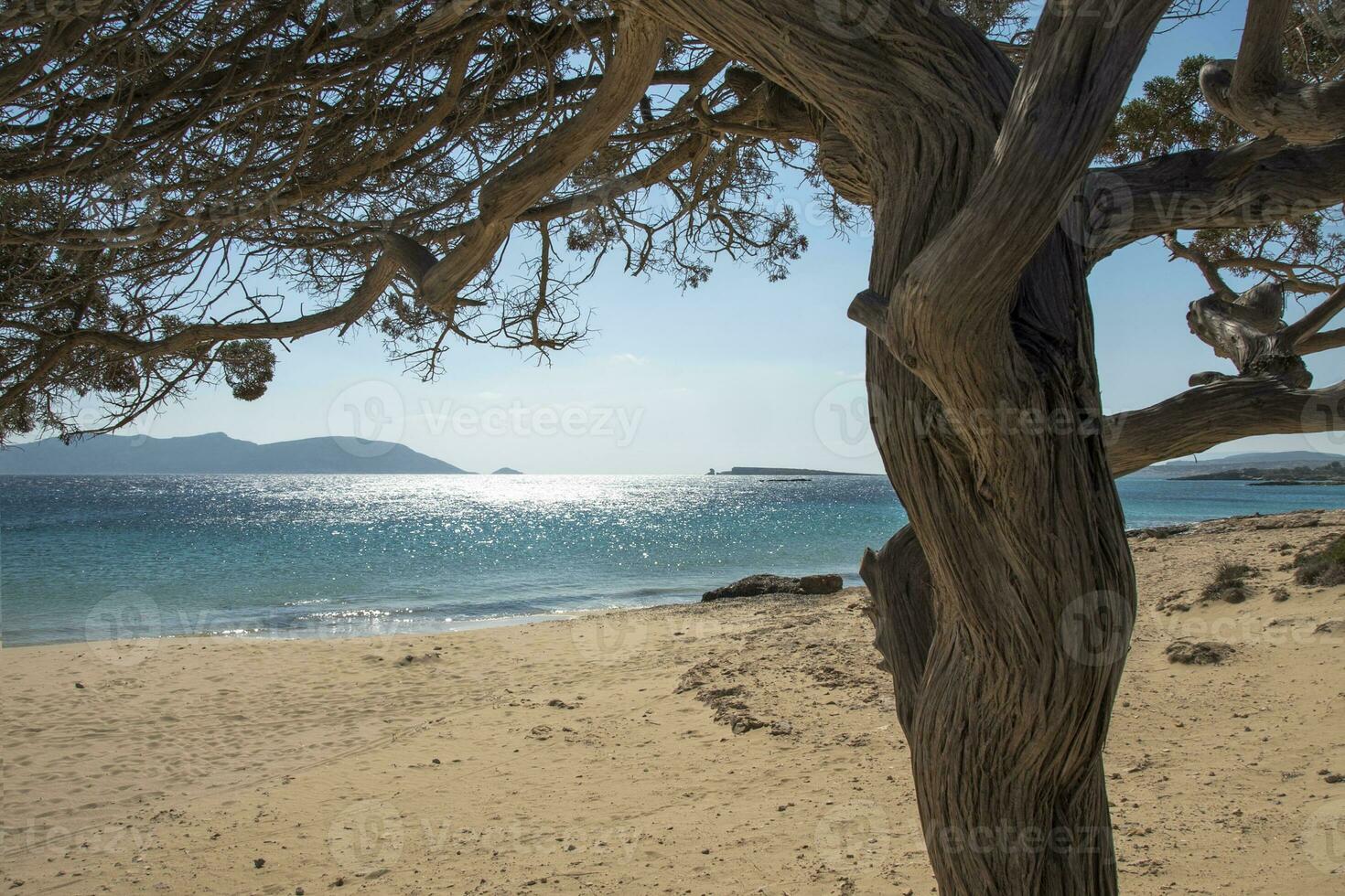 magnifique plage sur le île de Koufonissia dans Grèce photo