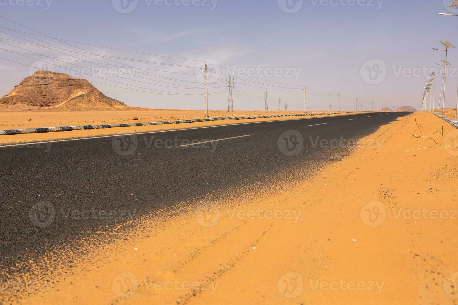 paysage de Sahara désert dans Egypte. conceptuel pour liberté, profiter le voyage. photo