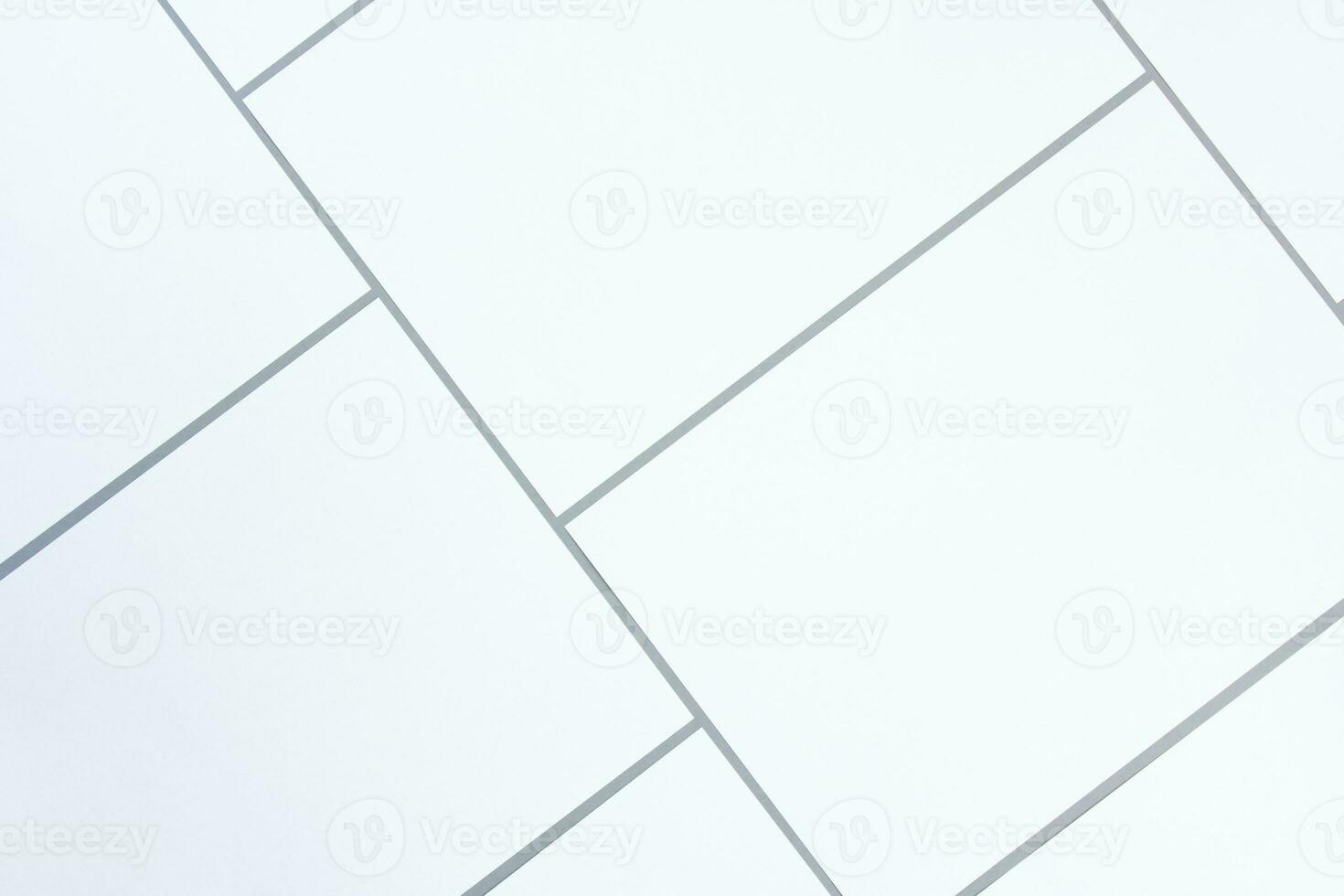 vide blanc rectangle affiche maquettes sur une gris Contexte photo