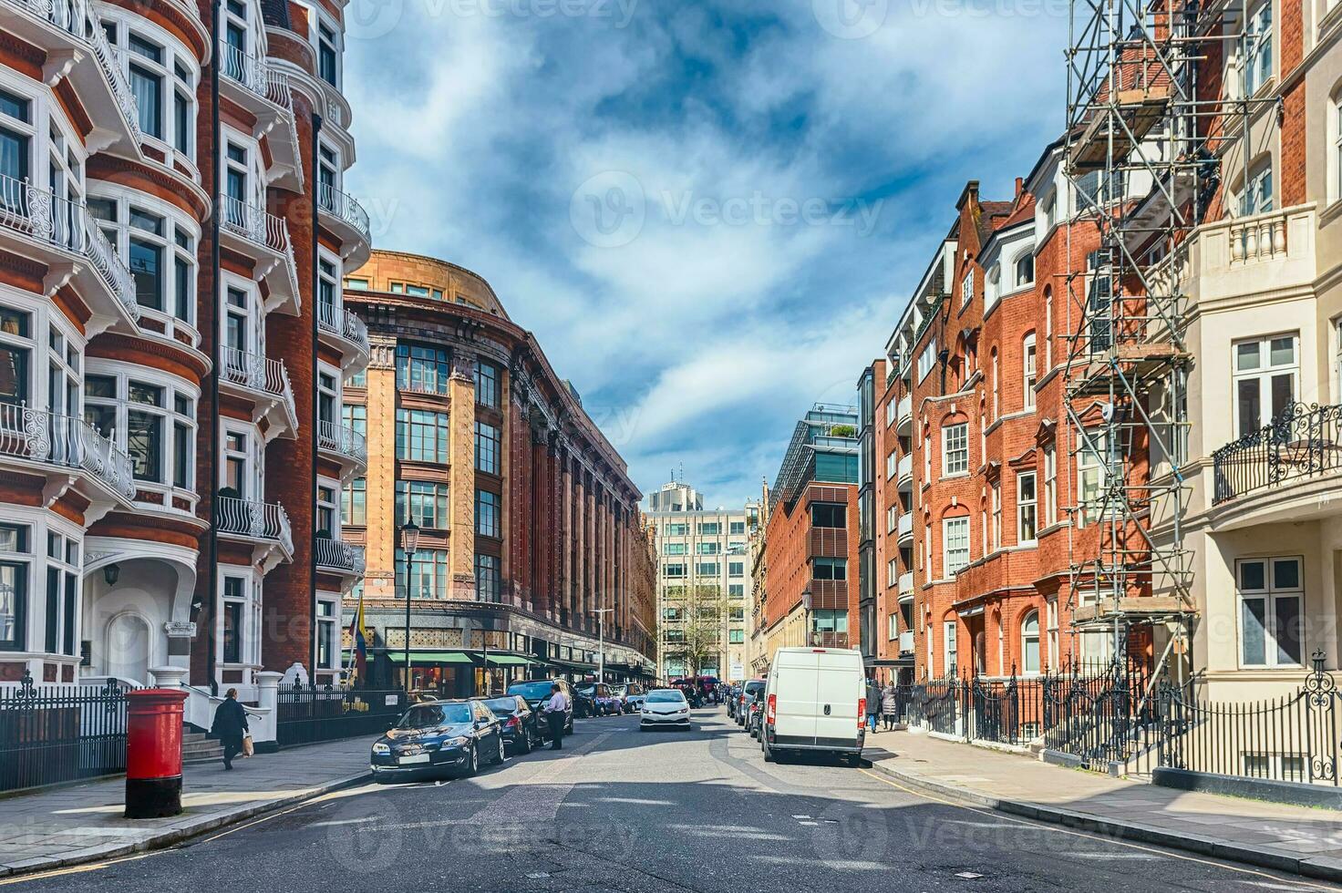 le pittoresque architecture dans chevaliersbridge district, Londres, Angleterre, Royaume-Uni photo