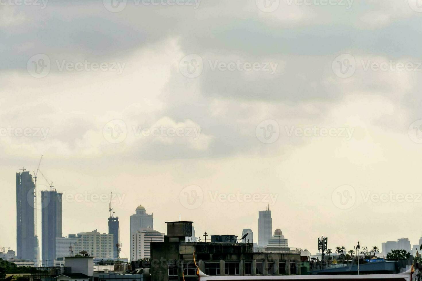 vue de dessus de la ville photo