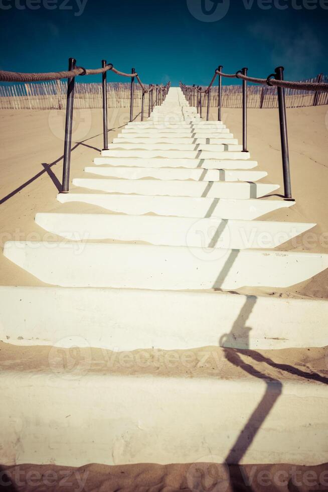 dune du Pilat à 114 mètres le le plus élevé le sable dune dans L'Europe  près arcachon gironde France aquitaine photo