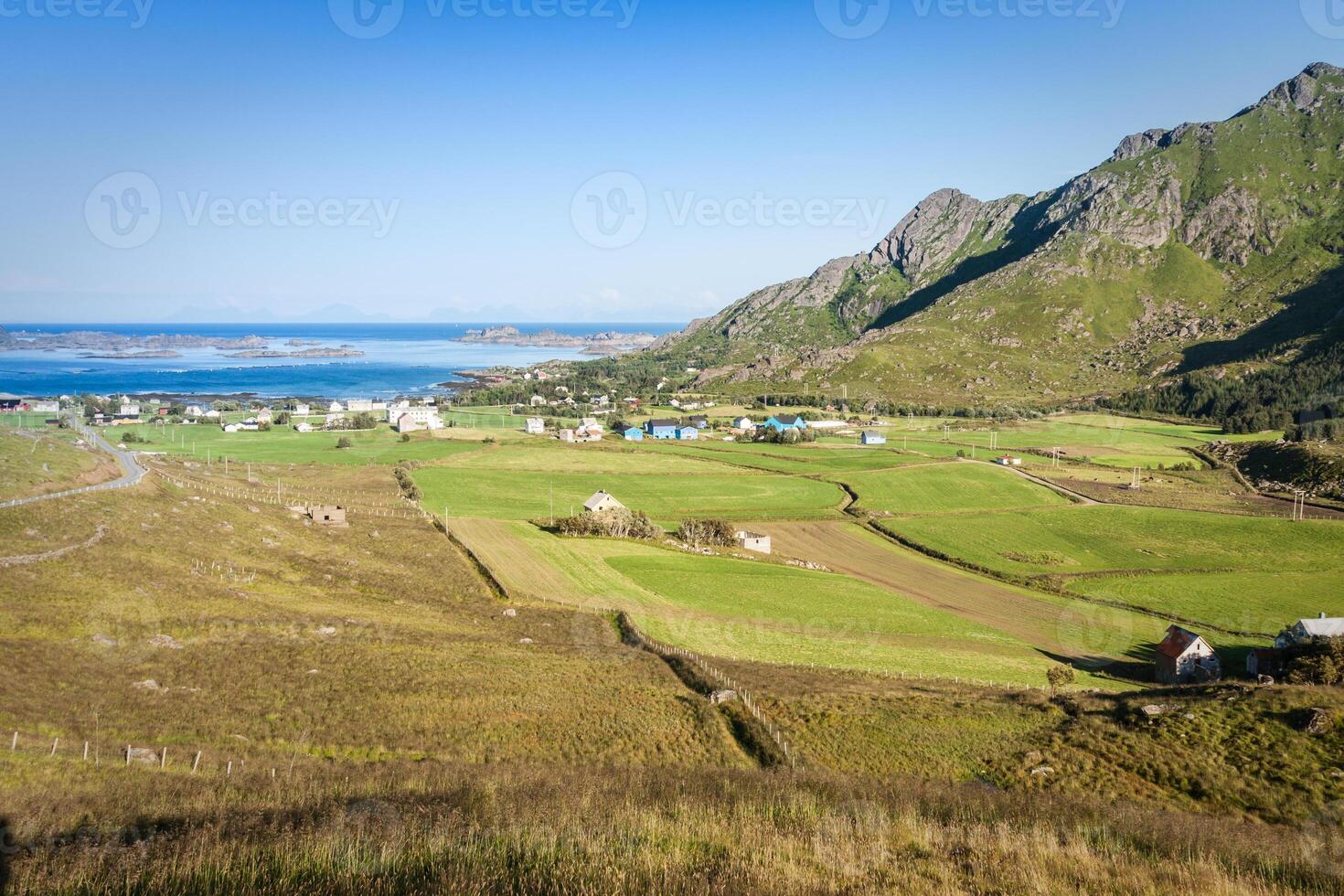 beau paysage de norvège, scandinavie photo