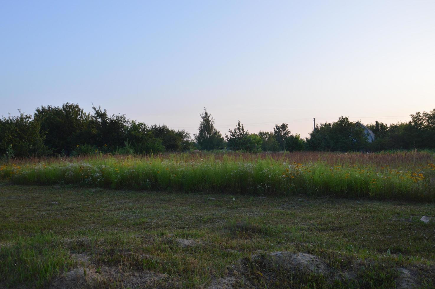 panorama de la région dans le village photo