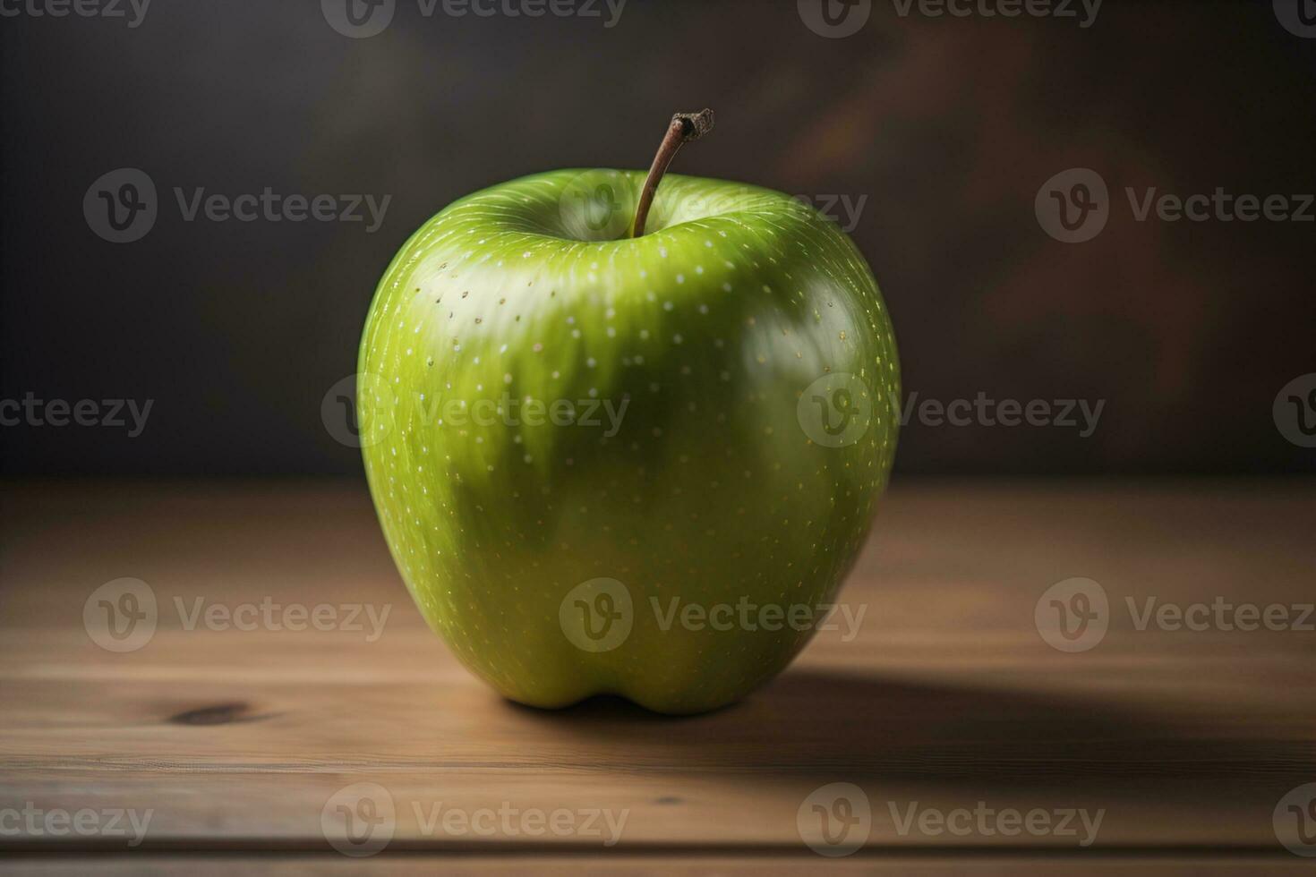 ai généré Ananas sur une en bois Contexte. ai génératif photo