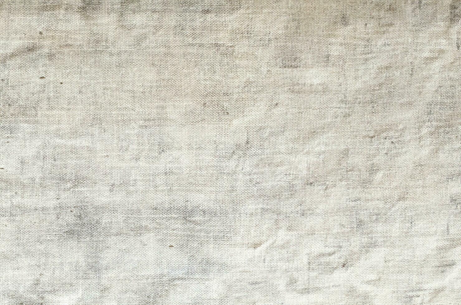 ai généré lin Toile texture dans parfait blanc Couleur pour votre Accueil conception. photo