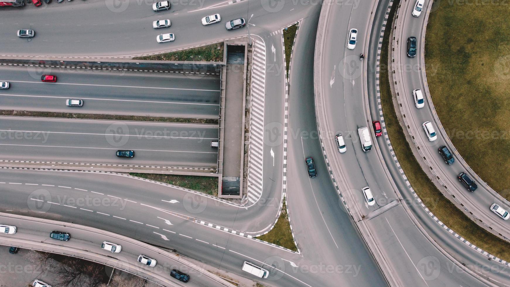 antenne de trafic routier photo