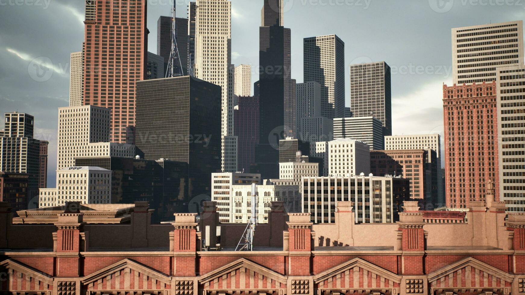 Nouveau york ville Manhattan grattes ciels et grand mince bâtiments photo