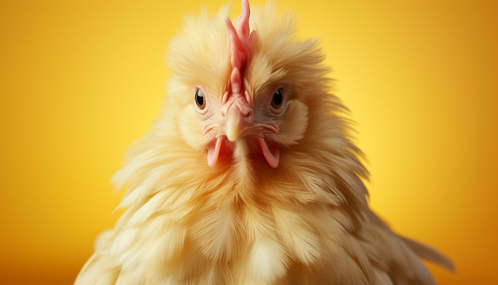 ai généré mignonne agneau pâturage dans vert Prairie sur une ferme généré par ai photo