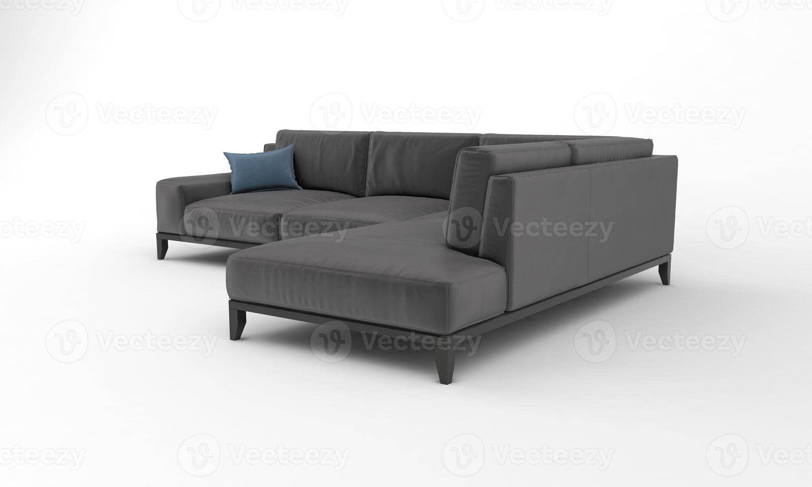 canapé vue meubles rendu 3d photo