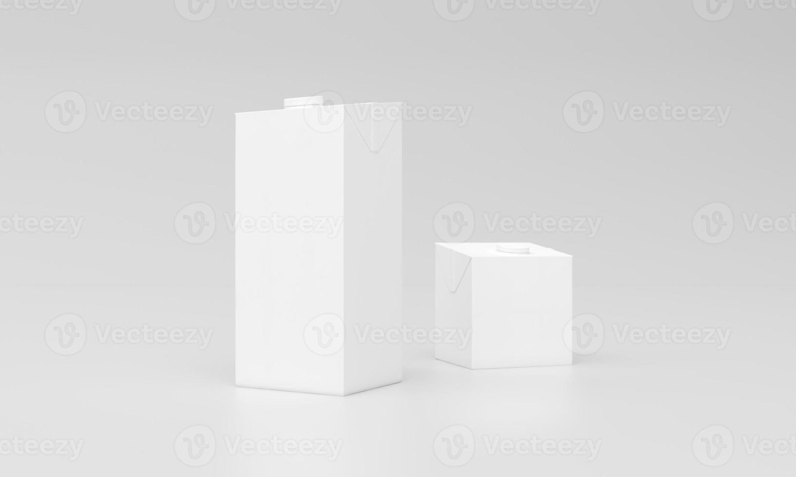 lait pack emballage paquet conception rendu 3d photo