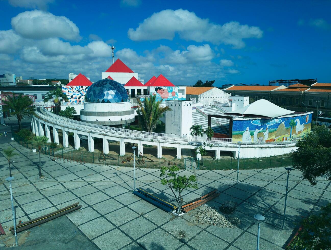 aérien drone métrage de le ville photo