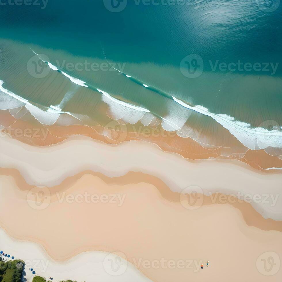 ai généré copie espace tropical plage paysage ai génératif photo