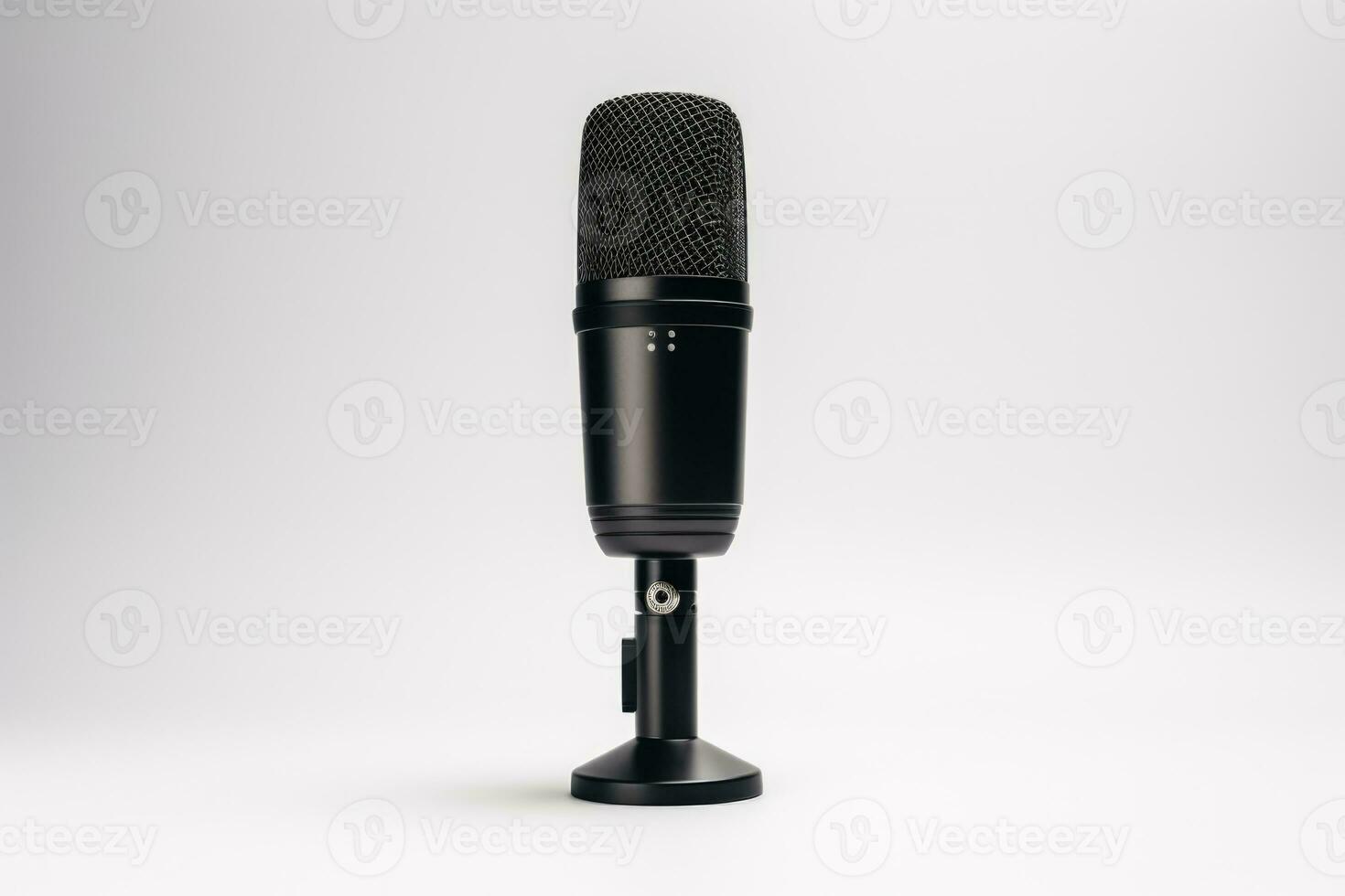 ai généré la communication micro diffusion étape divertissement studio voix microphone record photo