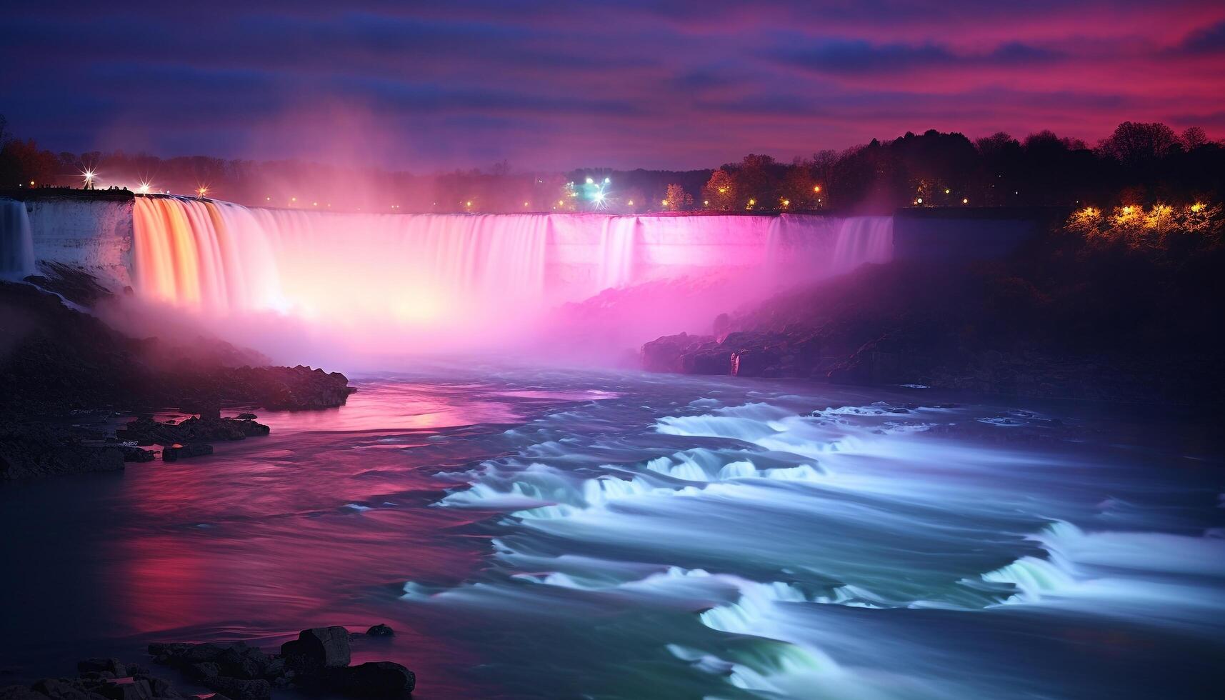 ai généré majestueux Montagne gamme, écoulement eau, tranquille scène, la nature beauté généré par ai photo