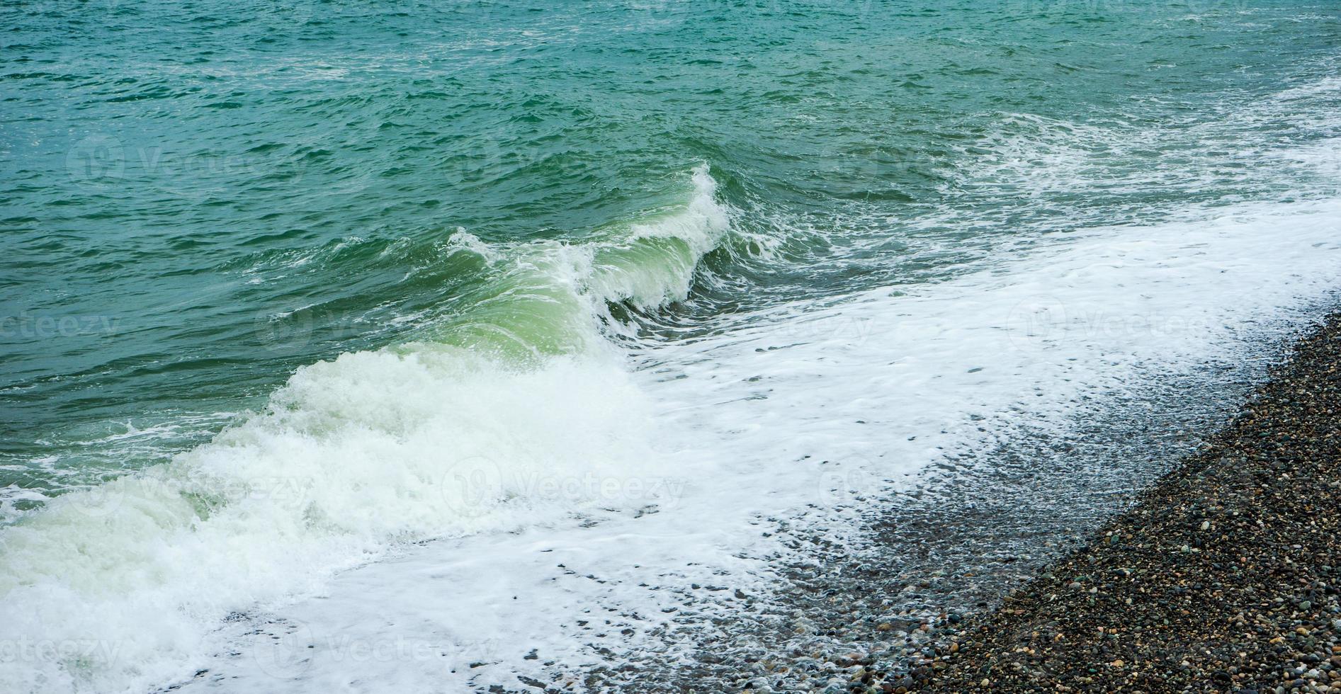 Mer noire dans la région de l'Adjarie en Géorgie photo