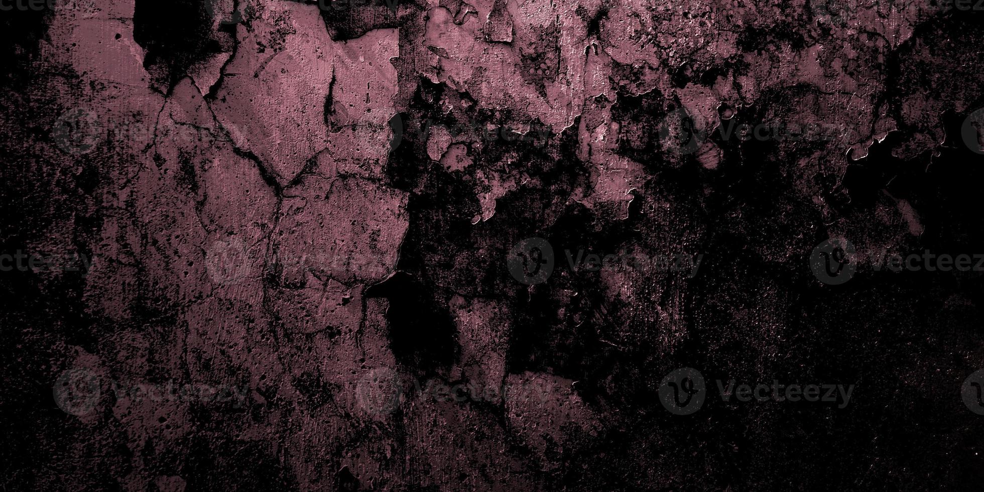 murs minables marron foncé. texture de ciment effrayant photo