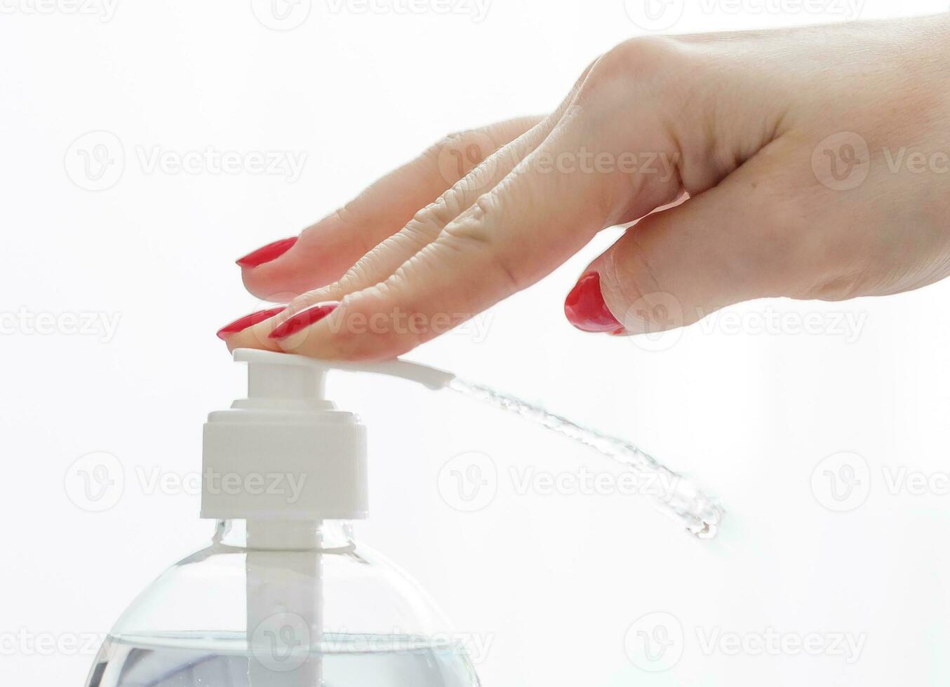 anti bactérien agent bouteille pour main la lessive photo