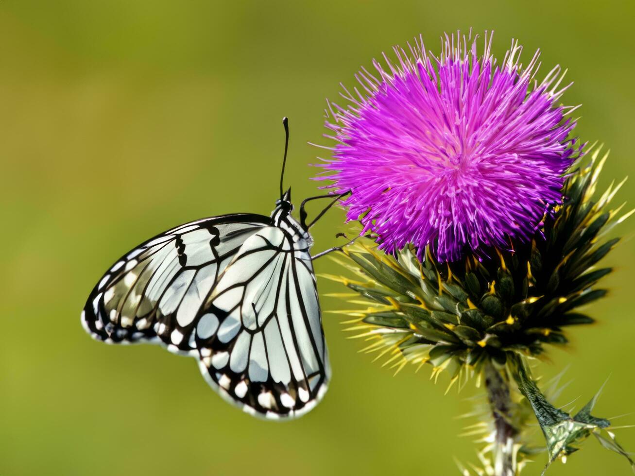 fleur de une s'agiter ai génératif photo