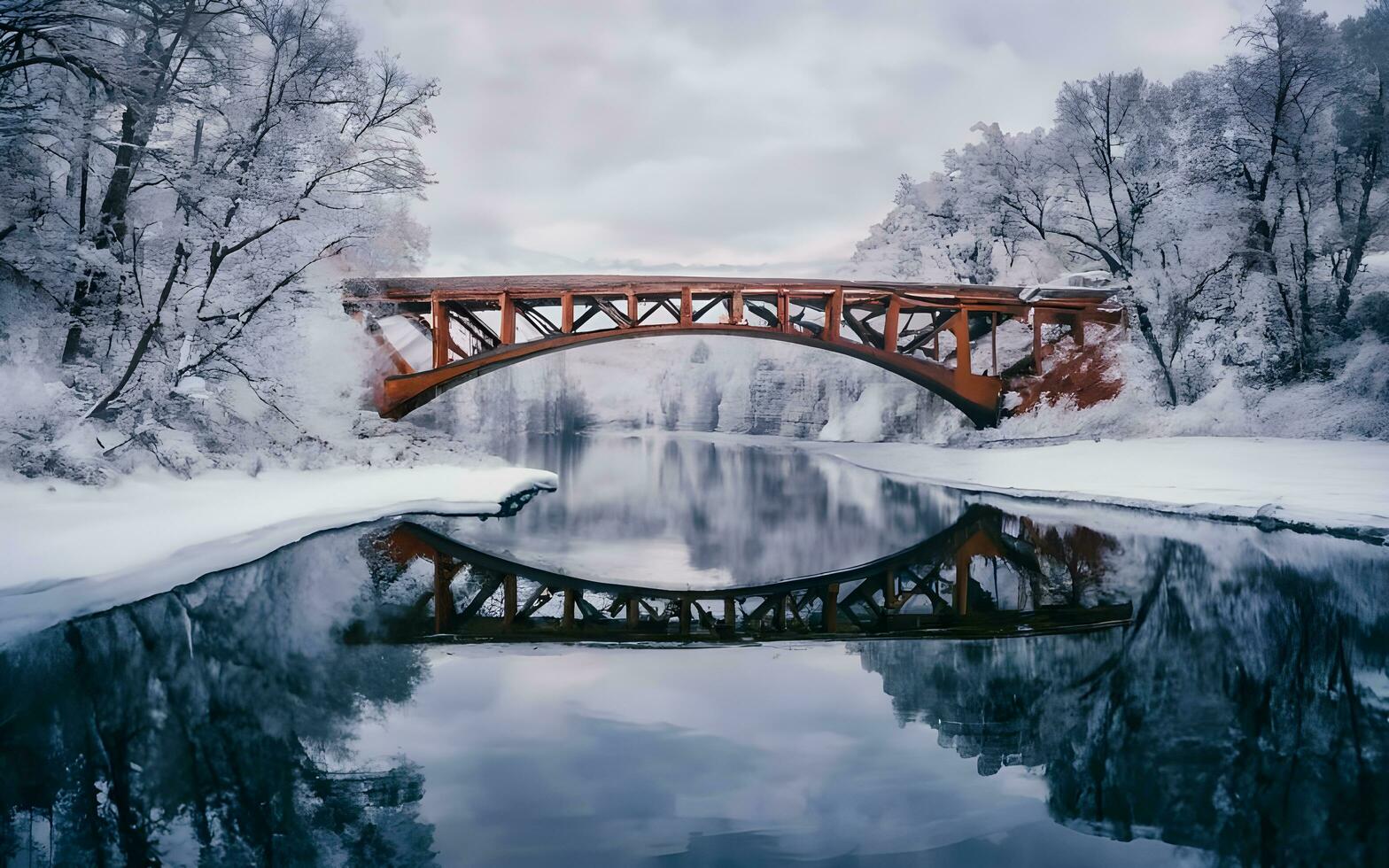 ai généré céleste ballet, une fascinant symphonie de nord lumières plus de une couverture de neigeux sérénité photo