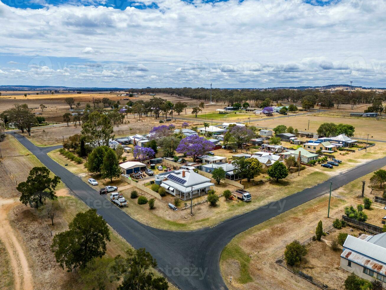 aérien vue pris de une drone à delungra, nsw, Australie photo