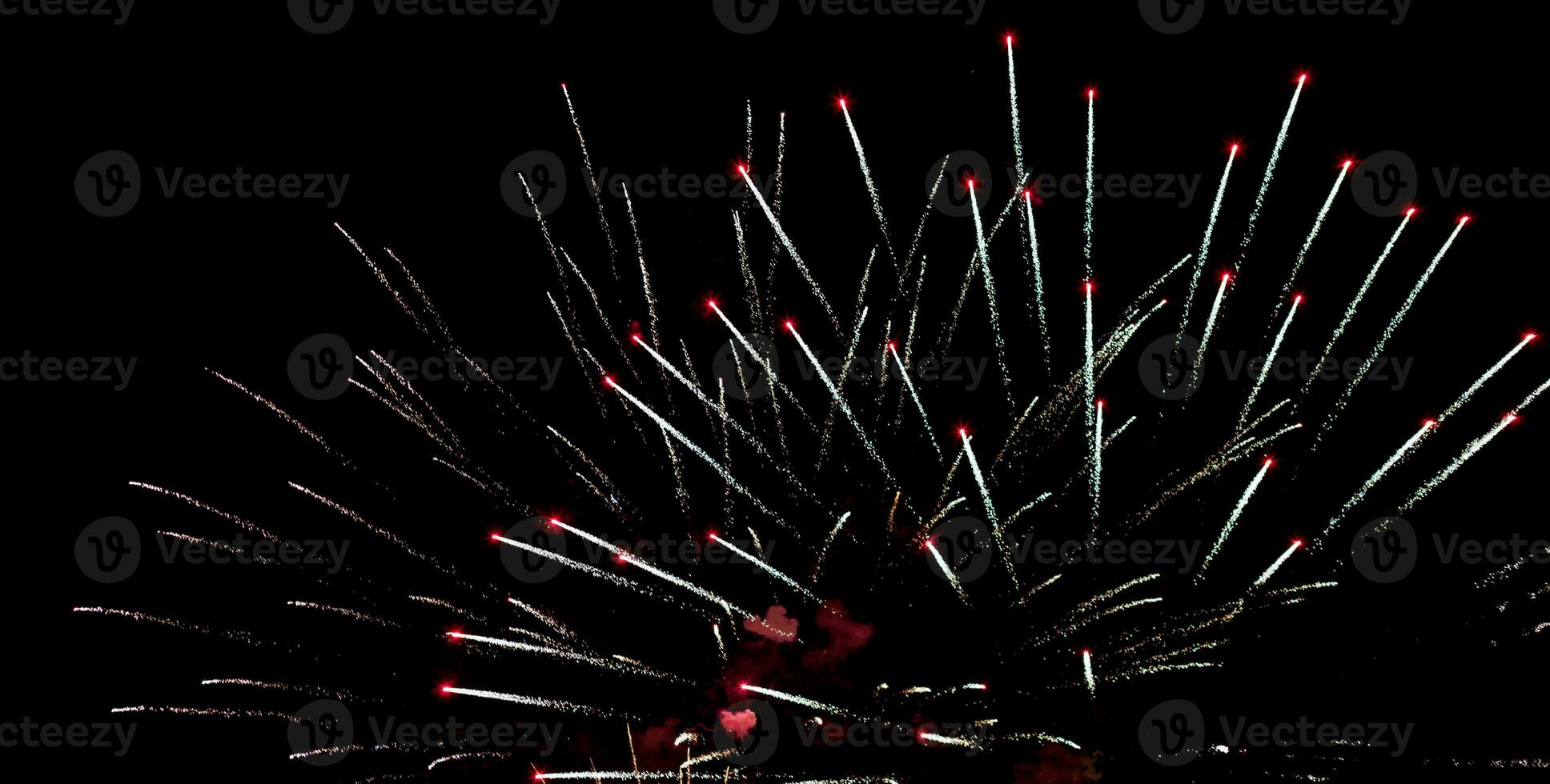 magnifique coloré feux d'artifice photo