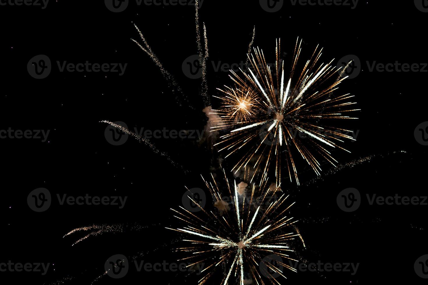 feux d'artifice des étincelles fumée photo