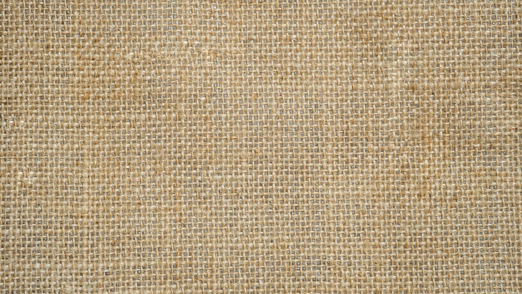 toile de jute toile à sac Contexte et texture, marron Naturel toile de jute tissu, avec espace pour texte décoration. photo