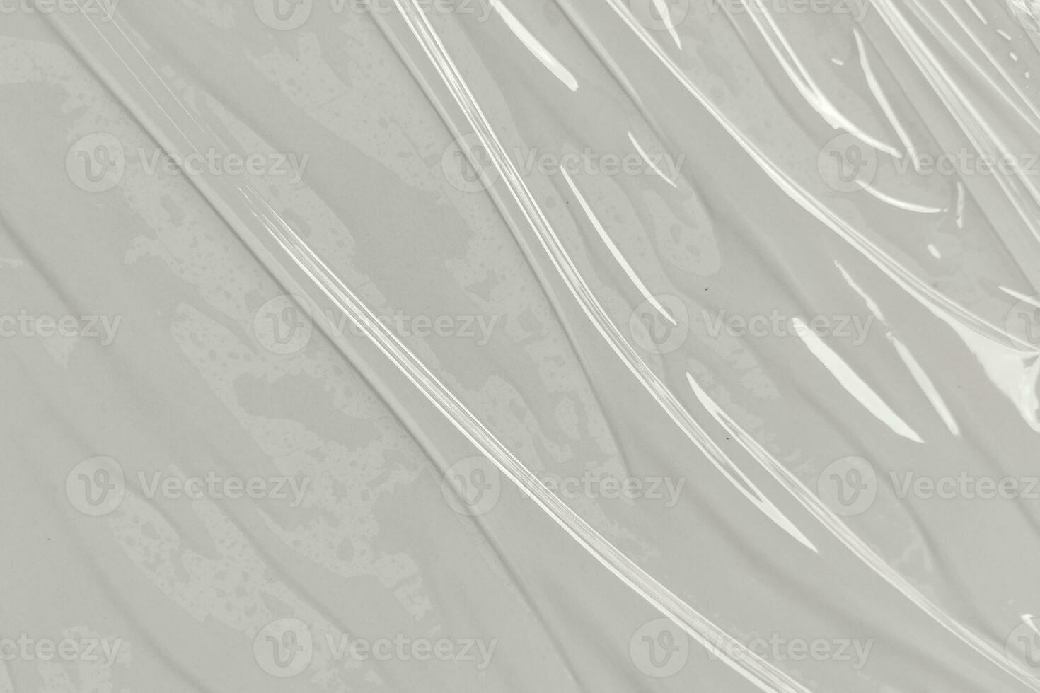 Plastique transparent cellophane sac sur blanc Contexte. blanc Plastique film emballage texture Contexte. blanc Plastique sac texture photo