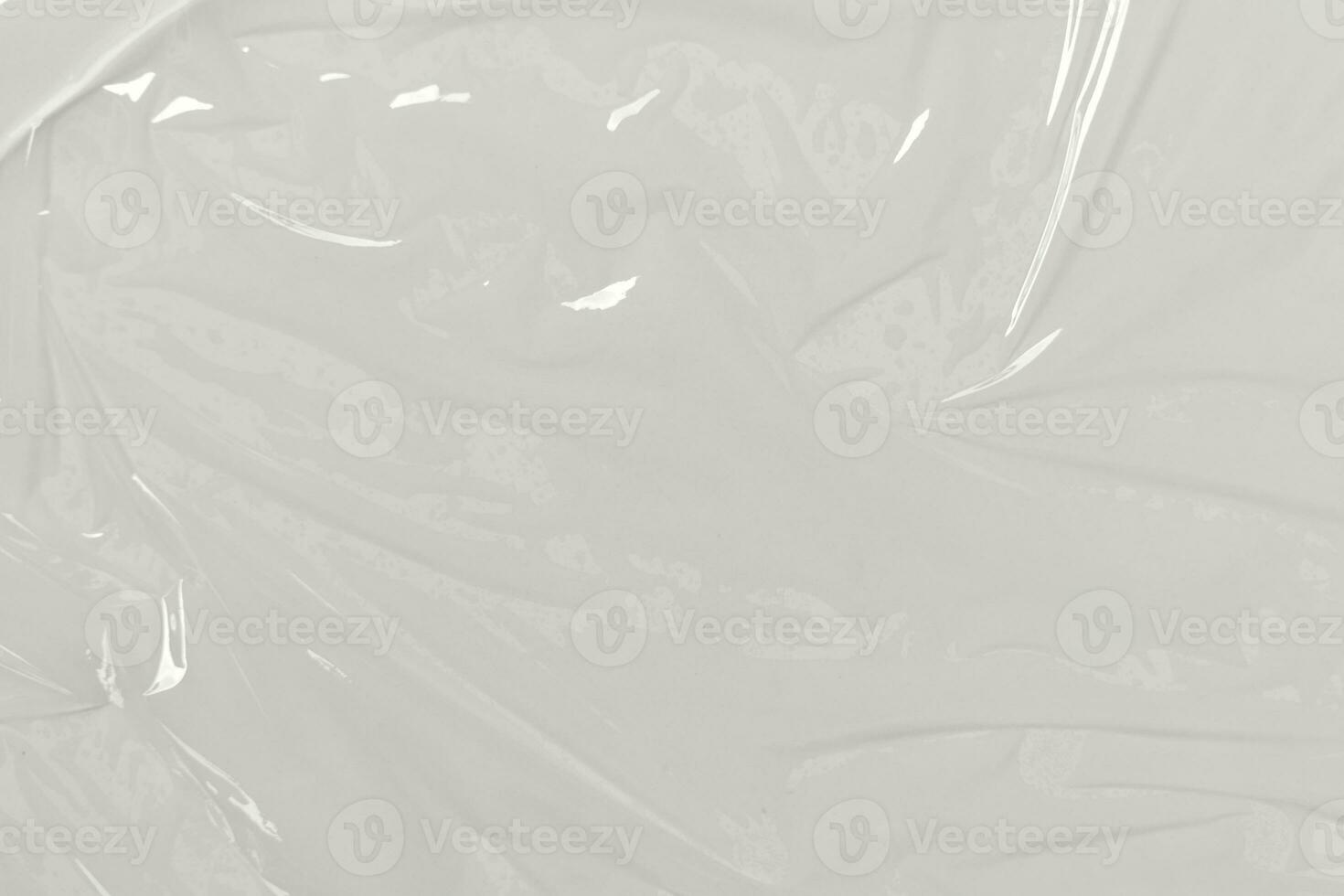 Plastique transparent cellophane sac sur blanc Contexte. blanc Plastique film emballage texture Contexte. blanc Plastique sac texture photo