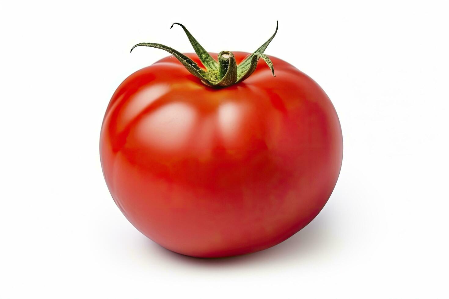 ai généré tomate isolé sur blanc Contexte. ai généré photo